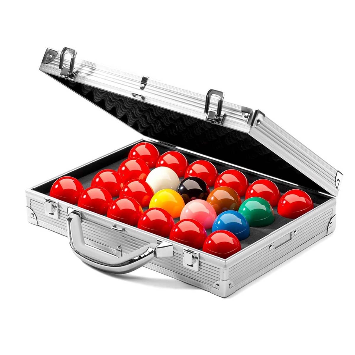 ARAMITH SuperPro 1G 2-1/16" Tournament Snooker Balls w/ Aluminium Case