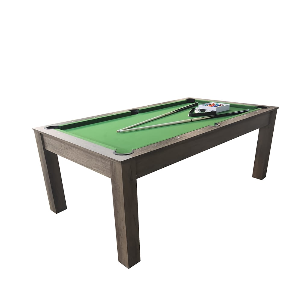 7FT MDF Pool Table + Dining Top + Accessories