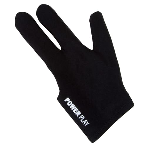 PowerPlay Snooker 3 Finger Glove (Black)
