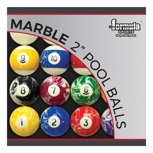 Marble 2" Pool Balls