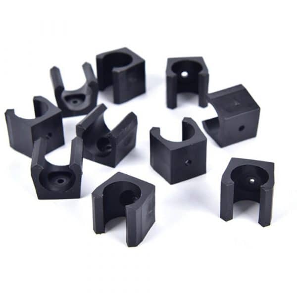black nylon plastic cue clips